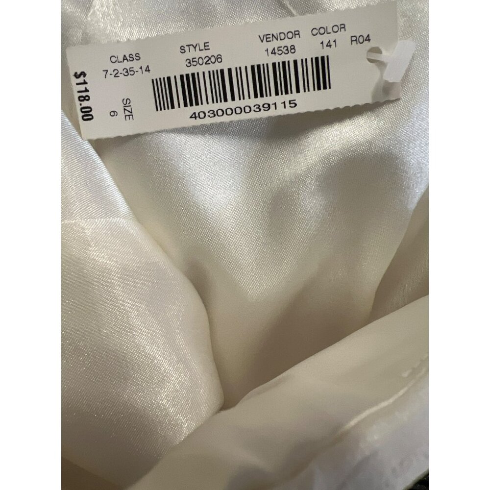 White House Black Market Silk Chiffon Strapless Dress 6 Short Prom Homecoming We - Picture 6 of 10